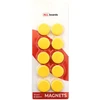 Magnetai lentoms 20 mm - 10 vnt. geltoni