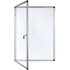 Magnetinė vitrina su baltu paviršiumi 72x98 cm