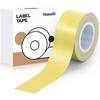 Makeid suderinama etiketės juosta 16 mm x 4 m, spalvota, atspari karščiui, lipni, kaip Makeid L1/q1/e1 pakaitalas, žalsvai geltona
