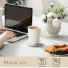 Malacasa reg kavos puodelių rinkinys iš 6, porcelianiniai, 560 ml puodelių rinkinys, dideli modernūs kavos puodeliai su rankena arbatai, sultims, latte, cappuccino, kakavai. galima plauti indaplovėje ir naudoti mikrobangų krosnelėje, reg serijos balti