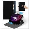 Mama Mouth dėklas, skirtas Lenovo Tab P11 2nd Gen 11.5 colių 2023, 360° pasukamas nuimamas stovas, odinis planšetinio kompiuterio dėklas su rašiklio laikikliu, smūgiams atsparus automobilinis miego/pabudimo atverčiamas apsauginis dėklas su krepšiu, juodas