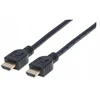 Manhattan Hdmi/hdmi V2.0 M/m Ethernet 3d4k Cl3 Juodas 3 m Kabelis