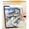 Manlian magnetinė popieriaus ekrano apsauga, skirta ipad air 6, ipad air 11 colių (m2; m3), 2024/2025, tarsi rašytumėte / pieštumėte ant popieriaus, nuimama ir daugkartinio naudojimo, popieriaus ekrano apsauga