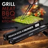 Mannesfaktur Premium Cooking & Grilis žnyplės – 30 cm ilgio – nerūdijančio plieno – juodo chromo – mėsos žnyplės – tikslios – patogios – stabilios – patogios