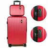 Kelioninis Mapi Kietas lagaminas, Abs rinkinys Mapi 75l bordo spalvos + 13l kosmetinė
