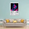 Maqiae tv plakatas mergina muzikos albumas grupė vintažinis retro viršelis kambariui, estetiškas drobės sienų menas, miegamojo dekoravimo plakatas 30 x 45 cm