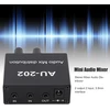 Automagnetola Marhynchus mini garso paskirstymo mikšeris su maitinimo šaltiniu, 100–240 V 2 įėjimai 2 išėjimai stereo stiprintuvo skirstytuvas garso priedai