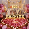 Marry Me Led raidės, maitinamos baterijomis, 16 x 14,5 x 3 cm Marry Me šviečiančios raidės romantiškai namų dekoracijai, vestuvėms, piršlyboms, sužadėtuvėms, gimtadieniui, vakarėlio dekoravimui
