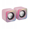 Kompiuterio kolonėlės Mars gaming Kompaktiški rgb žaidimų garsiakalbiai mscubew