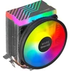 Mars Gaming Mcpu33, dvigubas Frgb Cpu aušintuvas, 3 heatpipes Hct, Tdp 140w, itin tylus Pwm 11 cm ventiliatorius