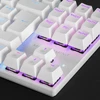 Mars Gaming Mk80 Baltas, mechaninė žaidimų klaviatūra Tkl Frgb, antighosting, mechaniniai mėlynas switch, ispanų kalba
