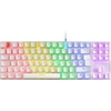 Mars Gaming Mk80 Baltas, mechaninė žaidimų klaviatūra Tkl Frgb, antighosting, mechaniniai mėlynas switch, ispanų kalba