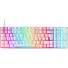 Mars Gaming Mkultra, mechaninė klaviatūra Baltas Rgb, kompaktiška 96%, Outemu Sq Raudona jungikliai, Ispanų-jav