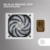 Mars Gaming Mpb650, Pc Atx 650w maitinimo šaltinis, 80plus Bronze 230v, 140 mm Fdb ventiliatorius su Ai-rpm Silent Technology, 90% efektyvumas, baltas