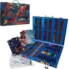 Marvel Avengers Spiderman spalvinimo rinkinys su 130 dalių - rašikliai dėkle su spalvinimo lapais, spalvinimo pieštukai vaikams, mokyklinės prekės (daugiaspalvis Spiderman)