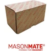 Masonmate Mamlsam1280 M12 x 80mm (25) šešiabriauniai įvoriniai inkarai, sidabriniai