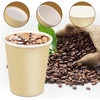 Masphy 240 ml (8 oz) vienkartiniai popieriniai puodeliai, 100 vnt., popieriniai puodeliai kavai, 8 oz popieriniai puodeliai karštai arbatai, puodeliai karštiems/šaltiems gėrimams vakarėliams, kelionėms ir renginiams (khaki spalvos)