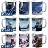Mass Effect Andromeda puodelis, dovanų daug raštų