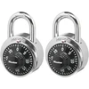 Master Lock pakabinama spyna, standartinė surenkama spyna, 1-7/8 colio pločio, juoda, 1500t (2 vnt.)