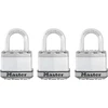 Master Lock spynos, laminuoto plieno, 3 vnt. komplektas