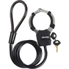 Master Lock trosinė spyna su raktu, 1 m, idealiai tinka paspirtukui, dviračiui, vežimėliui, sporto įrangai, juoda
