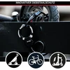 Master Lock trosinė spyna su raktu, 1 m, idealiai tinka paspirtukui, dviračiui, vežimėliui, sporto įrangai, juoda