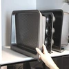 Masterclass Smart Stack vertikali dėklų kepimo skarda su Ptfe, Pfoa ir Bpa neturinčia nelimpančia danga, anglinis plienas, 40,5 x 31 x 5 cm