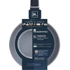Masterpro Indigo keptuvė su nelimpančia danga 24 cm x 5,5 cm | 2 sluoksnių nelimpanti danga | puikus šilumos paskirstymas | lietas aliuminis | šalto efekto rankena | lengva | tinka visoms viryklėms