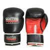 Masters bokso, muay thai, kikbokso pirštinės rbt-301 juodos odinės 16 oz