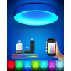 Matane išmanusis led lubinis šviestuvas rgb spalvą keičiantis reguliuojamas, 24 w lubinis šviestuvas su programėlės valdymu, 3000 k - 6500 k lempos suderinamos su alexa, paauglių kambariui, svetainei, miegamajam, vaikų kambariui