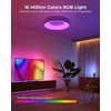 Matane išmanusis led lubinis šviestuvas rgb spalvą keičiantis reguliuojamas, 24 w lubinis šviestuvas su programėlės valdymu, 3000 k - 6500 k lempos suderinamos su alexa, paauglių kambariui, svetainei, miegamajam, vaikų kambariui