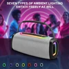Kompiuterio kolonėlės Matast nešiojama bluetooth kolonėlė su spalvingais led