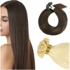 Matrix Modern-hair premium plaukai keratinui sruogomis 1 g 100% natūralūs 50 cm tamsiai rudi 2