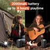Kompiuterio kolonėlės Mawode T10 bluetooth garsiakalbis, atsparus vandeniui, 8 valandų grojimo laikas, nešiojamas, mažas, lengvas, mini, belaidis, garsiakalbis dušui, aux ir tf kortelės palaikymas (juodas)