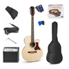 MAX Elektroakustinė gitara, stiprintuvas, derintuvas, dėklas