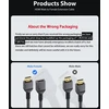 Maxonar Hdmi 2.1 prailginimo laidas 0.4m, 8k 60hz, 48gbps, 4k 144hz