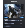 Maxonar Hdmi 2.1 prailginimo laidas 0.4m, 8k 60hz, 48gbps, 4k 144hz