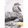 Maxwell & Williams Marini Ferlazzo Birds ar indiškojo povo dizainu margintas arbatos rankšluostis, 100% medvilnė, juoda/balta, 50 x 70 cm, galima skalbti skalbimo mašinoje