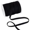 Mayjoydiy 22,8 m juodas korseto pagaliukų dėklas 10 mm vielos keitimo liemenėlės maskavimo juosta nailono liemenėlės pliušinis galinis dėklas siuvimo reikmenims "pasidaryk pats" vestuvėms rankų darbo drabužiams
