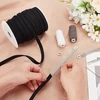 Mayjoydiy 22,8 m juodas korseto pagaliukų dėklas 10 mm vielos keitimo liemenėlės maskavimo juosta nailono liemenėlės pliušinis galinis dėklas siuvimo reikmenims "pasidaryk pats" vestuvėms rankų darbo drabužiams