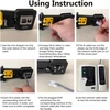 Mayline rj45/rj11/rj12 crimp profesionalus gofravimo įrankis testeris, cat5/cat6/cat7 gofravimo kištuko kabelių tinklo įrankių rinkinys, galinis jungties įrankis (juodas)