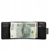 Maža odinė piniginė su spaustuku banknotams ir kreditinėms kortelėms Belveder Bw48
