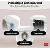 Mdcasa kabliukai durims iki 20 mm durų falco - 4 vnt. rinkinys, balti I kabliukai durims pakabinimui su veltinio padu I tvirti kabliukai pakabinimui ant visų standartinių durų
