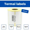 Mdlabels Termo Etiketės 90x40mm, 1000 vnt. - Lipnios, Brūkšniniam Kodui