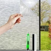 Medienos rašto nepermatoma langų plėvelė, 44 x 600 cm, matinio stiklo plėvelė, lipni dekoratyvinė langų plėvelė, apsauga nuo Uv spindulių, lipni plėvelė, langų privatumo apsauga be klijų