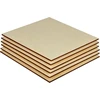 Medinės plokštės amatams 30.5x30.5cm, 6mm storio, 6 vnt.