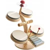 Mediniai muzikiniai mušamieji instrumentai vaikams – cimbolai