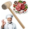 Medinis mėsos muštuvas, plaktukas, natūralus, tvirtas!