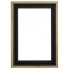 Plakatas Medinis rėmas Chic juodas/auksinis 40x80 cm American Box