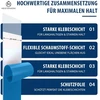 Meisterwerk dvipusė lipni juosta be gręžimo – [ypač stipri] – universali montavimo juosta i dvipusė lipni juosta stipri i dvipusė lipni juosta (3 m x 20 mm)